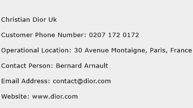 dior numero de telephone|christian dior contact number.